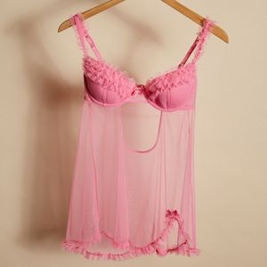 Victoria Secret Pink Lingerie Babydoll Top